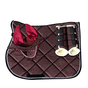 Sous-selles de luxe pour chevaux, qualité supérieure, avec motifs personnalisés, tailles et logos, ensemble de sous-selles équestres pour chevaux - Product Image 3