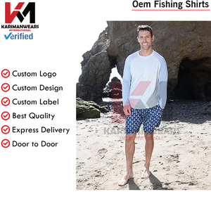 เสื้อแร็ชการ์ดแขนยาวแบบพอดีตัวของผู้ชายเสื้อใส่วิ่งชุดว่ายน้ำ UPF 50 + ป้องกันแสงแดดแห้งเร็วน้ำหนักเบาสำหรับกีฬากลางแจ้ง - Product Image 4