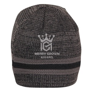 Bonnets tricotés en laine Bonnets jacquard uni de haute qualité Taille personnalisable Chaud Accessoire d'hiver de haute qualité - Product Image 3