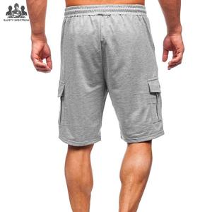 Shorts cargo pour homme, style streetwear, 100% coton, mi-longueur |   Vêtements de travail robustes |   Fermeture à boutons |   Séchage rapide, respirant |   En vrac - Product Image 4