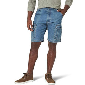 Pantalones Cortos Holgados de Algodón 100% con Cierre de Cremallera para Hombre, Estilo Skate, Transpirables, Lavado Claro para Verano, Venta al Por Mayor Personalizada ZY - Product Image 1