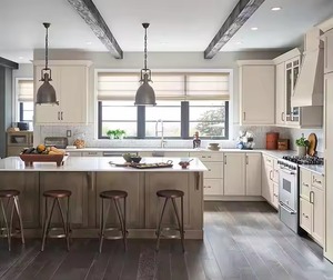 La meilleure qualité Meubles modulaires tout en bois de style européen en panneau stratifié Armoires de cuisine - Product Image 6