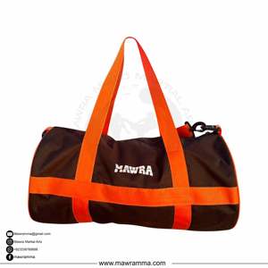 Sac de sport en lin pliable moderne en gros, logo imprimé par sublimation personnalisé de haute qualité, sac à dos écologique pour l'entraînement en salle de sport - Product Image 2