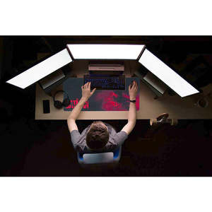 The Batman XL Gaming Mat Waterproof Mouse Pad with <b>Wireless</b> <b>Charging</b> Custom Logo Printed Square Style Heated Keyboard <b>Stand</b> - Product Image 4