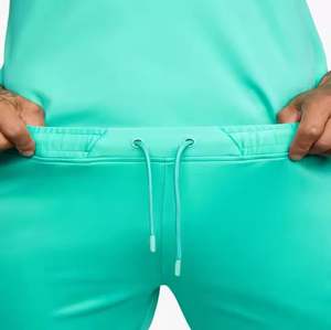 100% Polyester Slim Fit T-Shirt et Shorts Set Quick Dry Neck Fundamental Ferozi Green Poly Twinsets pour l'été Style décontracté - Product Image 4