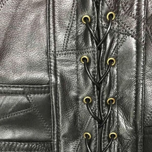 Elegante Chaleco de cuero para hombres diseñado con comodidad y durabilidad que agrega un toque vanguardista a cualquier atuendo transpirable de alta calidad - Product Image 3