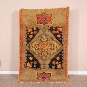 Auténticas Alfombras Marroquíes Hechas a Mano de Lana, Diseños Berber Tradicionales, Estilos Vintage Modernos para Decoración del Hogar - Product Image 1