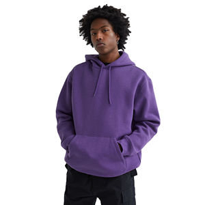 Sudadera con capucha de algodón 100% de alta calidad para hombre, sudadera térmica de lana de invierno con bordado impreso personalizado, sudaderas con capucha sólidas cálidas - Product Image 1