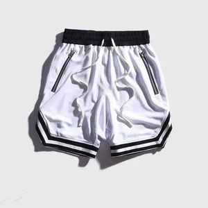 Short de sport d'été en maille pour hommes, pantalon de basket-ball décontracté respirant à une couche, short de maison et de plage pour hommes à séchage rapide. - Product Image 5