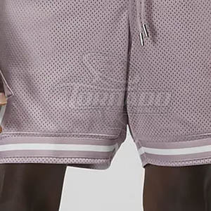 2024 Custom Logo Men's <b>Gym</b> <b>Shorts</b> Breathable Mid Waist Casual Style Solid Pattern Colored Mesh Whole Sale Rate Blank Mesh <b>Shorts</b> - Product Image 6
