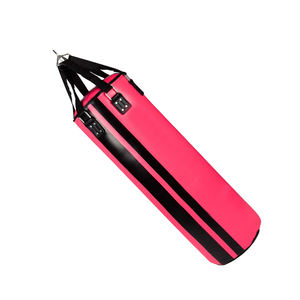 Professional Fitness Training Durable Leather <b>Heavy</b> Punching <b>Bags</b> Free <b>Standing</b> OEM Boxing Sandbag Gym Exercise RRI-PB-10 - Product Image 2