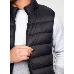 Veste pour homme à demi-manches personnalisée, vente en gros de vestes matelassées, veste pour homme de haute qualité - Product Image 3