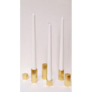 Bougeoir décoratif en aluminium finition dorée produit artisanal table d'amélioration avec art traditionnel indien - Product Image 4