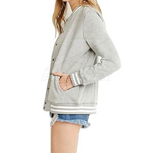 Venta caliente mujeres Letterman chaqueta transpirable personalizado Color y tamaño mujeres Letterman chaqueta - Product Image 3