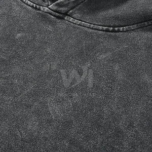 ขายส่งเสื้อฮู้ดดี้ผู้ชายแบบย้อมสีเอซิด ราคาโรงงาน รับออกแบบโลโก้ตามสั่ง - Product Image 6