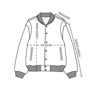 Vestes de baseball en chenille de laine avec logo personnalisé, broderie, manches en cuir vintage, veste varsity pour hommes - Product Image 6