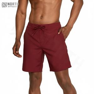 Pantalones Cortos Deportivos Casuales para Hombre, de Secado Rápido, para Entrenamiento, Cintura Media, con Cordón, de Lona, Poliéster/Algodón, Estampados - Product Image 5