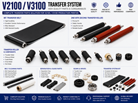 Pièces détachées et consommables pour imprimantes de production V2100 V3100 : Tambour de toner, Développeur, Courroie de transfert du four, Rouleau BTR secondaire, Japon