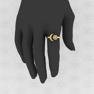 Bague vierge de 6 mm en argent sterling 925 véritable de haute qualité, avec monture en forme de croissant de lune, pour la création de bijoux DIY (cendres, résine, lait maternel) - Product Image 6