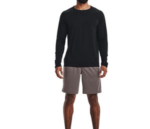 Pantalones cortos para correr para hombre, de malla transpirable, con logotipo personalizado, para gimnasio - Product Image 1