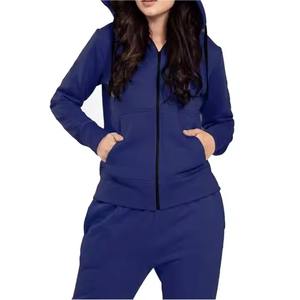 Chándales Deportivos Personalizados para Mujer, Chándal de Invierno 100% Algodón, Conjuntos Deportivos con Logotipo Personalizado, Ropa Deportiva para Mujer - Product Image 1