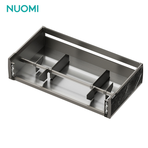 NUOMI HORUS Soluzione di Stoccaggio per Mobili da <span class=keywords><strong>Cucina</strong></span>, <span class=keywords><strong>Organizzatore</strong></span> per <span class=keywords><strong>Cassetti</strong></span> per <span class=keywords><strong>Pentole</strong></span> e Padelle, Divisorio Regolabile, Cestello Estraibile per Utensili da <span class=keywords><strong>Cucina</strong></span> - Product Image 3