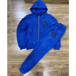 Fabricación Profesional de Chándales Urbanos para Hombre, Transpirables y Cómodos, Chándales Personalizados con Cremallera y Lavado Ácido para Hombre - Product Image 1