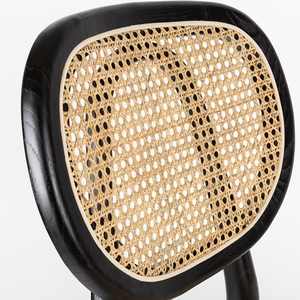 Light Luxury Simple <b>Retro</b> Solid Wood Rattan Dining <b>Chair</b> for Apartment Restaurant Villa Club or Beach Use - Product Image 5