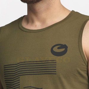 Ropa de gimnasio sin mangas Camiseta sin mangas para hombre En stock Camiseta hecha de algodón sin mangas para hombre Camiseta sin mangas para hombre de nuevo estilo - Product Image 6