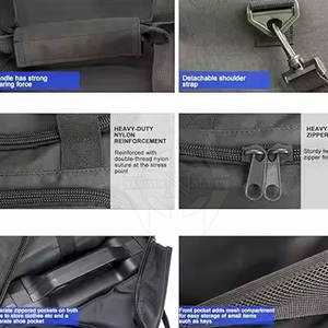 Bolsa Deportiva de Gran Capacidad (30-40L) para Uso en Exteriores, Impermeable, de Nailon, Fabricada en Pakistán, Marca NAMISSM INTERPRIZE NI-303, Alta Calidad y Personalizable - Product Image 2