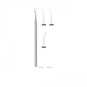 Sondes manuelles en acier inoxydable professionnelles, approuvées CE, instruments chirurgicaux dentaires réutilisables - Product Image 1