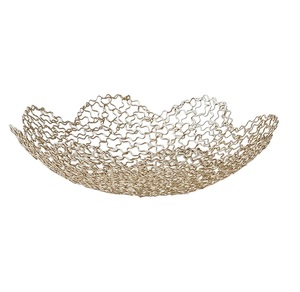 ชามโลหะสำหรับตกแต่งผลไม้ชามเสิร์ฟผลไม้แฮนด์เมดขนาดพิเศษ - Product Image 3