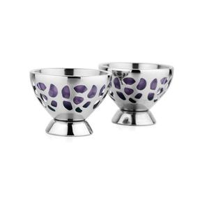 Dernier design, coupes à dessert en acier inoxydable, coupes à glace, mini verres, coupes à glace rondes à pied - Product Image 4