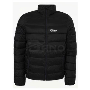 Chaqueta de Plumón para Hombre de Alta Calidad al Mejor Precio, con Cuello Alto, Fabricada en Poliéster, Color Liso, Chaqueta de Invierno en Oferta - Product Image 1