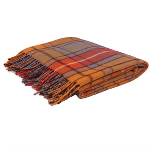 Manta de tartán antiguo Buchanan de alta calidad del fabricante indio - Product Image 2
