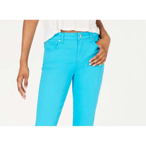 Jeans Skinny Rosa da Donna Celebrity Junior, Modello Slim Flared Elasticizzato con Decorazioni Strappate, Taglia 0 Blu - Product Image 2