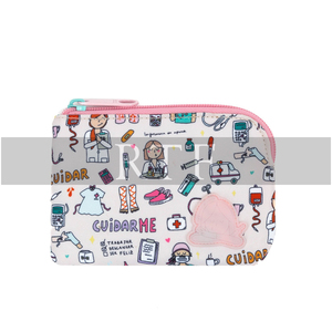 Mini Coin Wallet <b>for</b> <b>Nurses</b> Cute <b>Nurse</b> Design Purse with Zip by Raw to Fine - Product Image 5