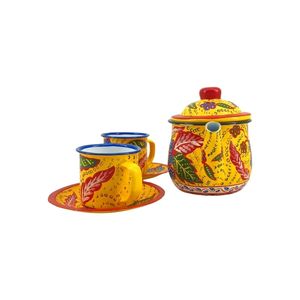 ชุดน้ำชาแบบดั้งเดิมลายบาติกอินโดนีเซีย รุ่น WIK-EH BCA สำหรับของขวัญและสะสมวัฒนธรรม รับสั่งซื้อจำนวนมาก - Product Image 2