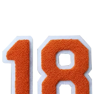 2024 logotipo personalizado Chenille parches accesorios de ropa diseño de bordado por cliente OEM demanda Material de tela - Product Image 2