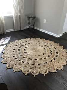 Exquisite <b>Natural</b> Seagrass Fiber <b>Rug</b> With Meticulous Hand Woven New Choice for Home Decorators Collection Made in Vietnam - Product Image 3