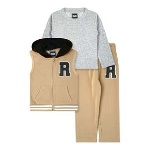 Rnd Kleding Jongens Winter Sportkleding 3Pc Fleece Set # T01 Geribbeld Kleding 2T-4T Voor Kinderen Outdoor Activiteiten - Product Image 1