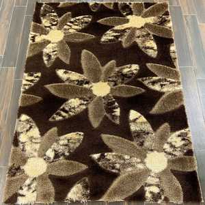 Tapis carré moderne en polyester pelucheux à motif puzzle, résistant aux taches, pour usage commercial, tapis Adiva à poils longs fabriqué à la machine - Product Image 6