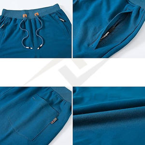 Venta al por mayor de pantalones cortos atléticos para hombres bolsillos deportes Jogging estilo callejero patrón a cuadros 100% algodón ecológico secado rápido - Product Image 3