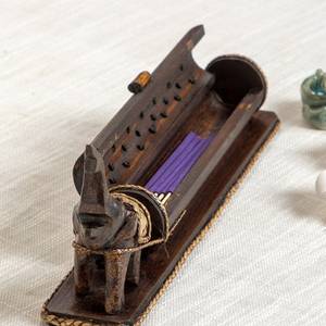 Premium Durable Natural Wood Religious <b>Incense</b> <b>Holder</b> & Burner Tray <b>for</b> <b>Sticks</b> | Handmade Indian <b>Incense</b> <b>for</b> Yoga & Spa Use - Product Image 1