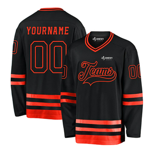 Jersey de hockey sobre hielo de poliéster 100% de color personalizado ropa de entrenamiento de equipo deportivo para adultos camiseta de hockey sobre hielo - Product Image 6