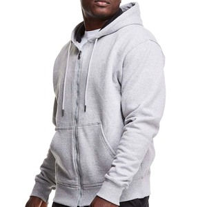 Sudadera con Capucha de Forro Polar Grueso para Hombre, Manga Larga, con Cierre, 50% Algodón, 50% Poliéster, con Logotipo Personalizable - Product Image 3