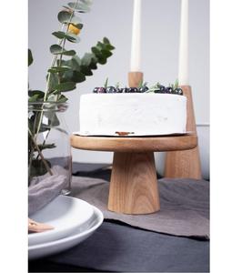 Handcrafted Solid Wood Cake Stands Natural Finish Eco-Friendly for Bakery - Product Image 3