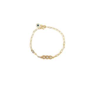Charme de mode en laiton authentique pour bracelet - Product Image 3