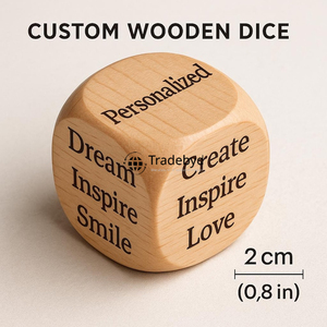 Premium Handmade Polyhedral <b>Wooden</b> Dice 7-Piece Set Durable Eco-Friendly Multicolor for RPG <b>Board</b> <b>Games</b> Tradebyd - Product Image 3
