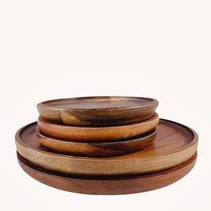 MEILLEURE VENTE D'USINE EN GROS PERSONNALISÉ NOUVEAU Plateaux de service rectangulaires en bois d'acacia Plateau de service en bois décoré - Product Image 4